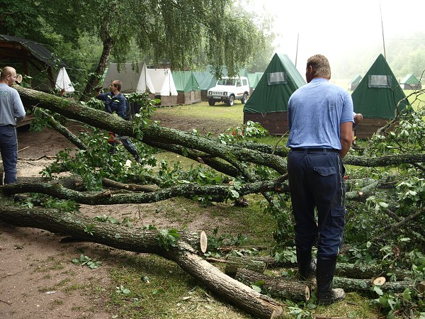 Evakuace tábora, Havlovice - 6.7.2012