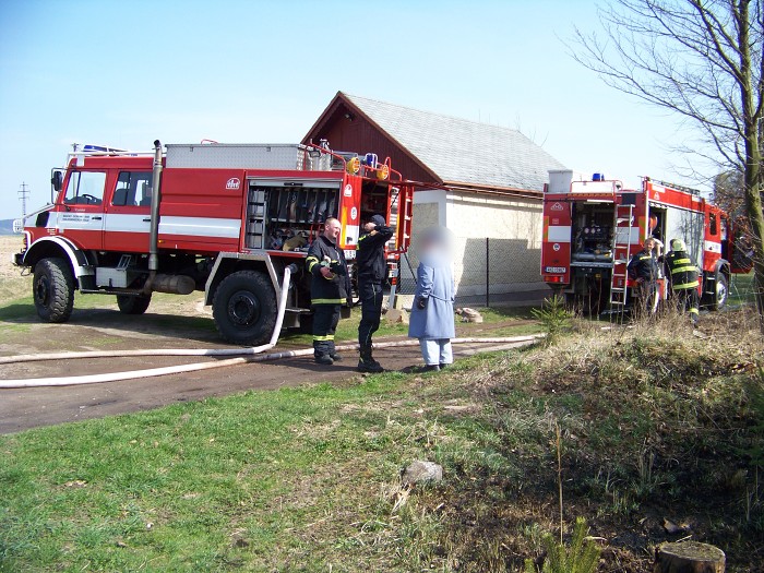 Požár lesa, Markoušovice - 2.4.2014